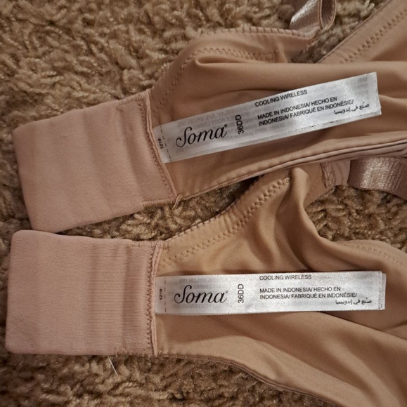 Soma Wireless Bra Set 36DD like new - Picture 4 of 4